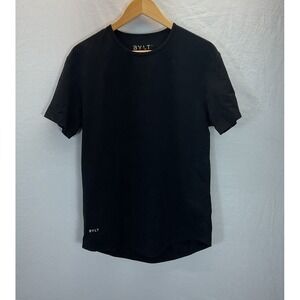 BYLT Drop Cut Lux Premium Basics Men's M Black  S/S Fitness T-Shirt Tee perform